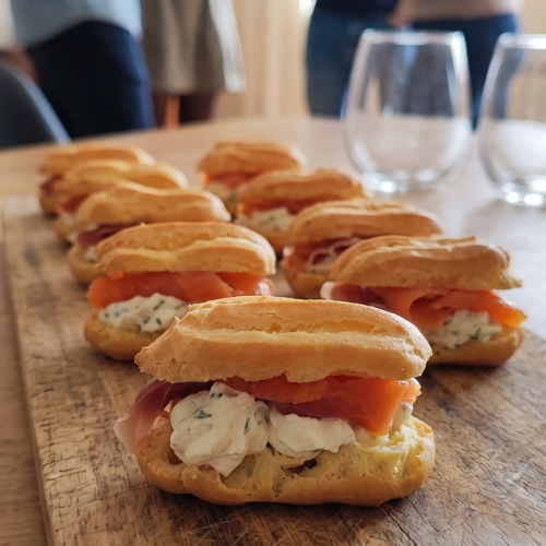 Ecler mini de salmon ahumado